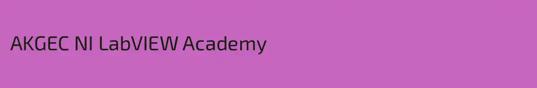 AKGEC NI LabVIEW Academy